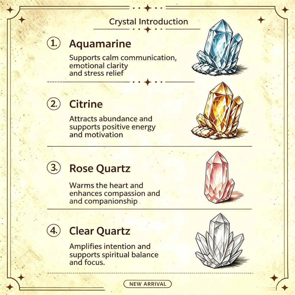 Aquamarine agate floral crystal cat collar - Veyra-3