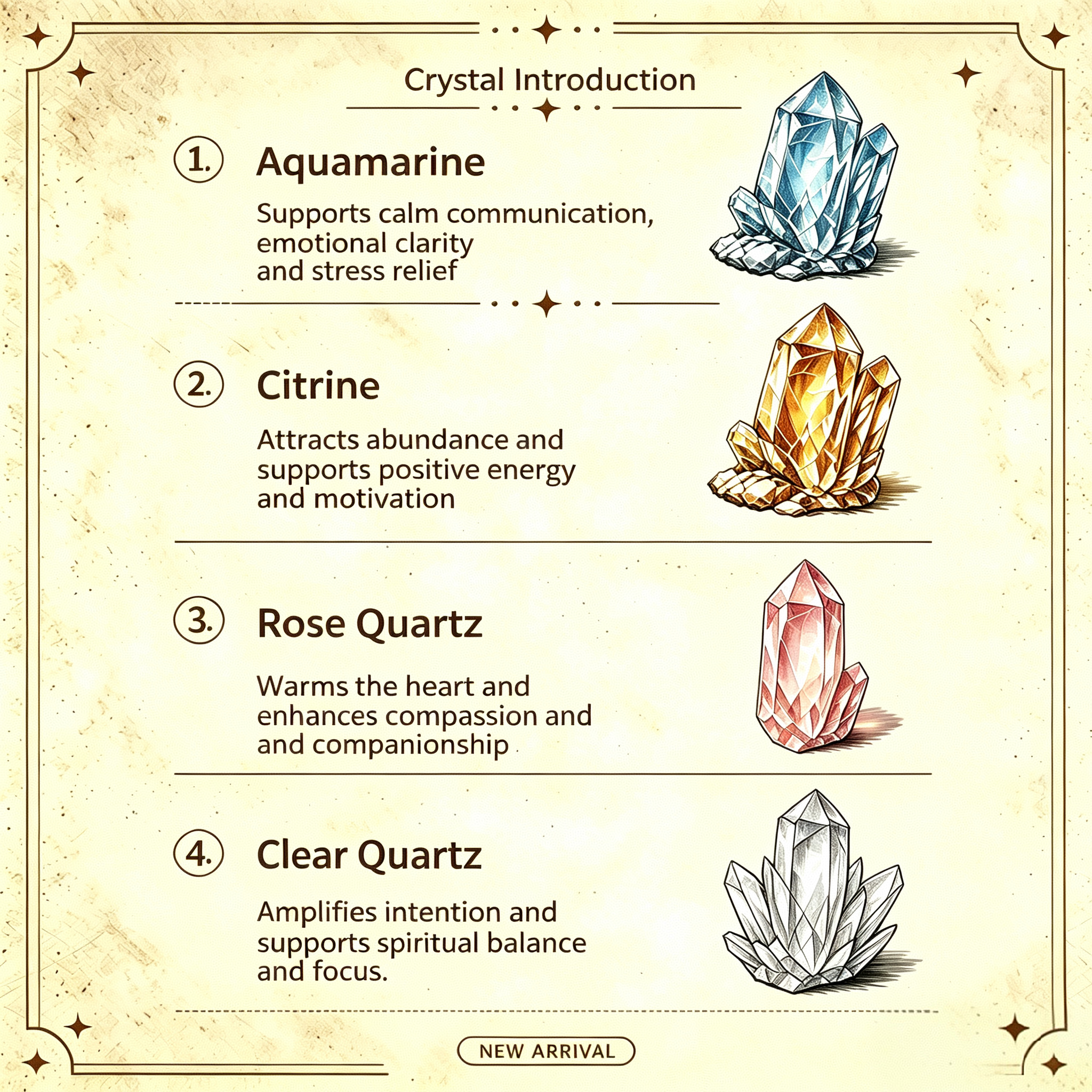 Aquamarine agate floral crystal cat collar - Veyra-3
