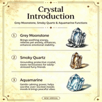 Moonstone aquamarine crystal cat collar - Veyra-4